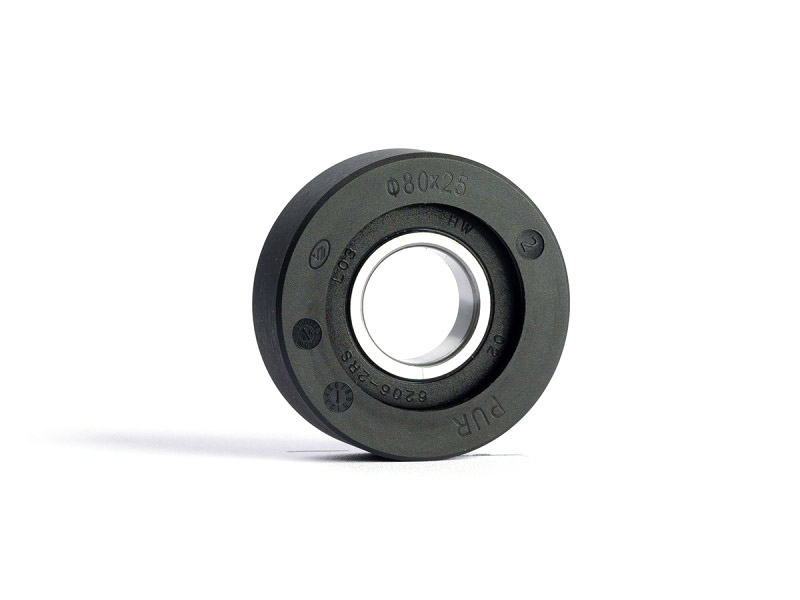 Полиуретановое черное колесо