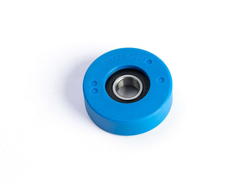 Polyurethane blue wheel
