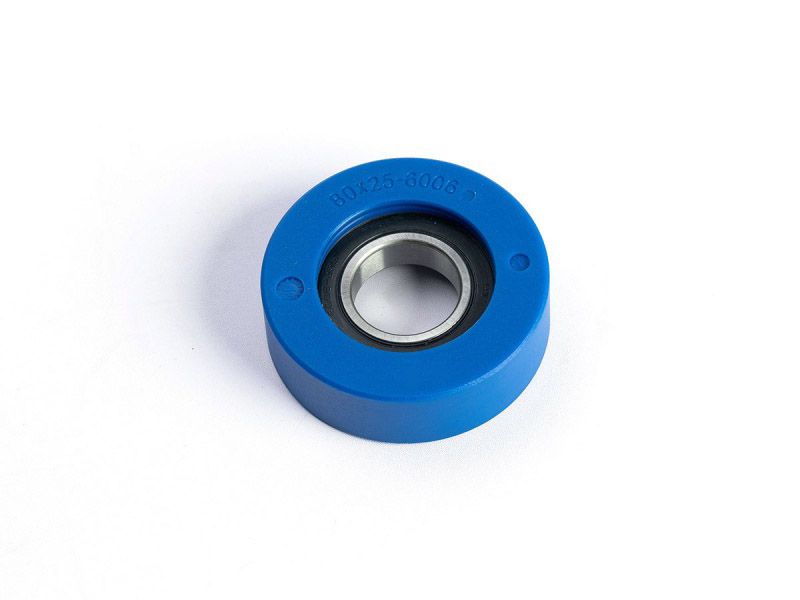 Polyurethane blue wheel