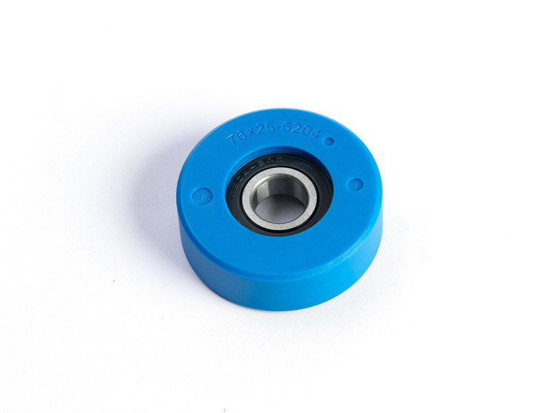 Polyurethane blue wheel
