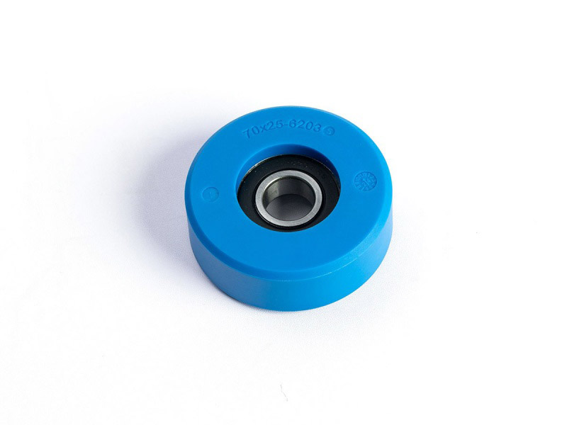 Polyurethane blue wheel