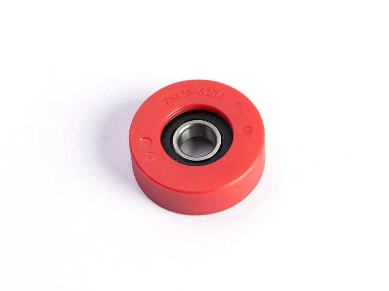 Polyurethane red wheel