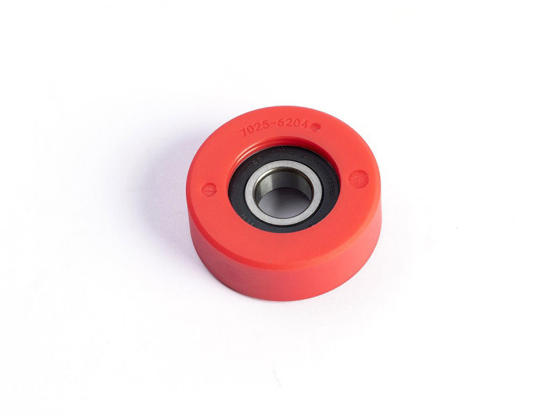 Polyurethane red wheel