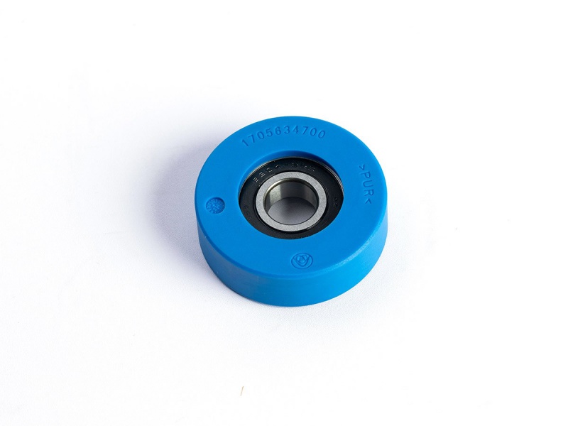 Thyssen polyurethane blue wheel