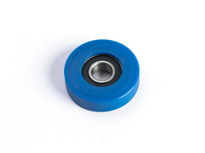 Otis polyurethane blue wheel