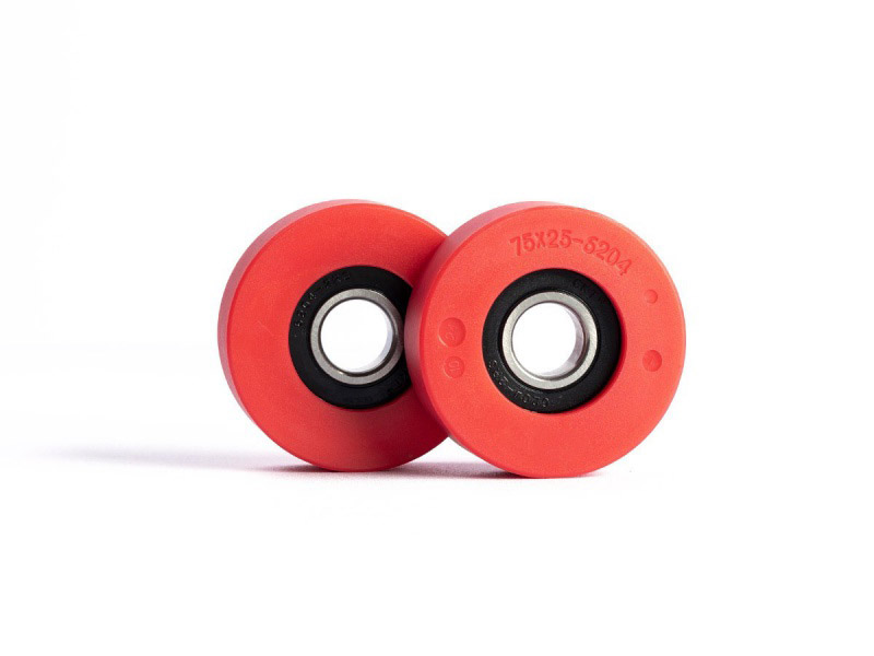 Polyurethane red wheel