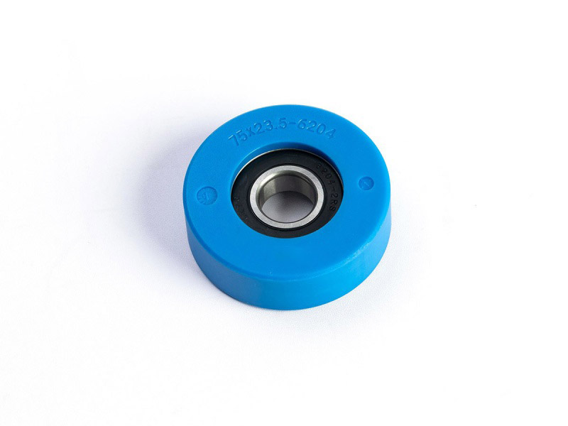 Polyurethane blue wheel